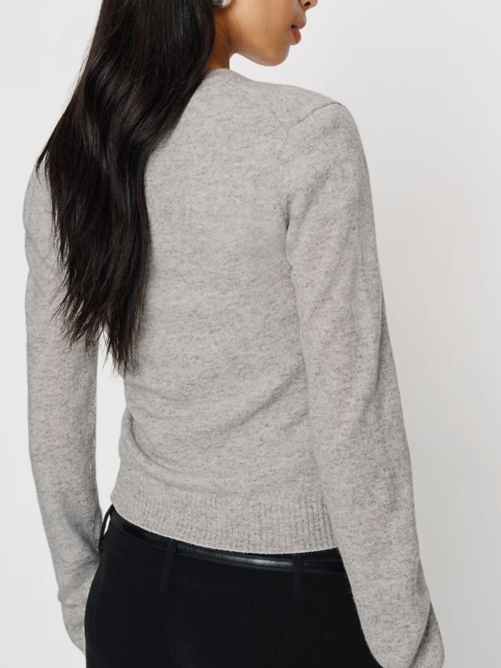 Reformation Lian Cashemere Sweater - foggy - Picture 2 of 3